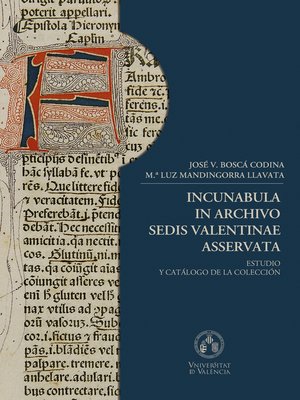cover image of Incunabula in archivo Sedis Valentinae Asservata.